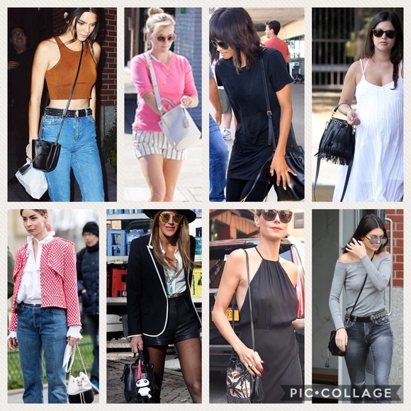 saint laurent emmanuelle Woven Baby Bucket Bag - Picture 6 of 8